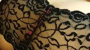 Bound Taiwanese girl in bondage with ball gag during sex.