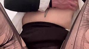 Petite Wednesday Addams, your big round ass bounces on that dildo!