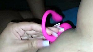 Cuckold hubby licks and sucks my pussy and uses toys after i came from fucking with other man