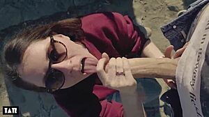 Amateur Whore Craves Outdoor Deepthroat Action With Stranger In Nature Setting