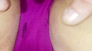 casual massage session turns into panties spreading with detailed lips exposure in relaxed vibe