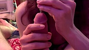 Extreme sounding session with massive pre cum dripping from monster cock rub.