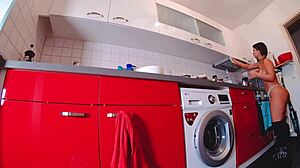 sizzling hot shorts tease with big ass and curvy jeans