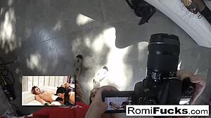 Halloween Dress Up Lesbians Romi Rain & Addison with Big Tits Ass Pussy Oral