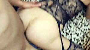 Friend Teaches Chubby Wife Anal