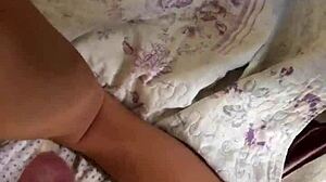 Blindfolds Boyfriend And Invites Stepmother Sex Toy For Anal Play Fantasy