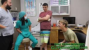 Naked Blonde Frank Tickles Canadian Feet In Close-up Humiliation Workout With Latex Gloves