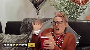 Why do Sara Jay and Sally Dangelo take all of Mazee the Goats inches deep in their horny wet pussy?