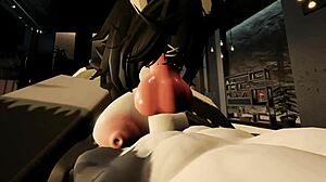 Hey furry with that monster cock, are you gonna bend over this cute moth slut and fuck her tight asshole until creampie? She rides hard in doggystyle.