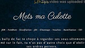 I follow french femdom joi for sissification and humiliation