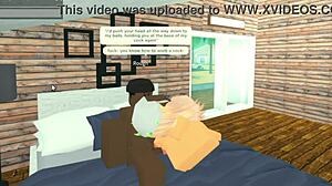 Roblox Whore Endures Deep Throat Fucking By Massive BBC