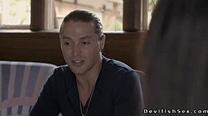 i love how my husband fucks my floppy tits while we get sensual in the hotel