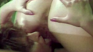 i love this classic vintage lesbian scene with big tits milfs munching hairy puss in 69