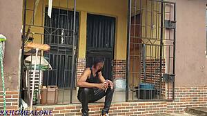 why is my neighbor babe getting fucked bent over while waiting for her boyfriend?