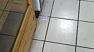 Look at that big ass Mexican culona in the store.