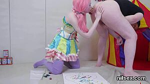 Feisty chick dragged to ass hole asylum for brutal anal treatment! 😈