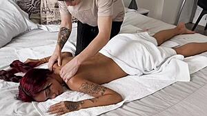 Colombian Big Ass Latina Real Amateur Teases With Blowjob And Handjob On Big White Dick Before Riding To Creampie