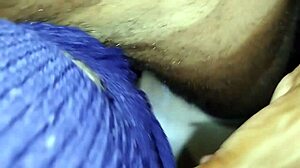Dominant amateur blows interracial cock in uniform before filling it with cum for office aftermath.