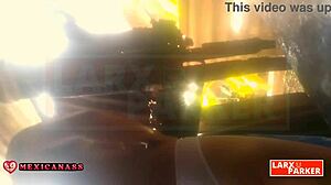 Kassandra, this beautiful young Mexican girl, dances and shows off her cute small tits and wet pussy in a casting interview for fans.