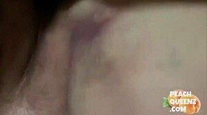 Peach Queenz joins Black Jesus for fat BBW threesome action.