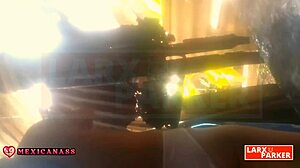 Kassandra, this beautiful young Mexican girl, dances and shows off her cute small tits and wet pussy in a casting interview for fans.