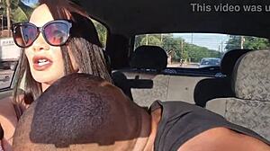 naughty app driver turns curious ride into wild interracial anal adventure