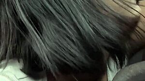 I suck this driver's huge dick to pay for the trip, rough face fucking and orgasm in the car! 😈🚗