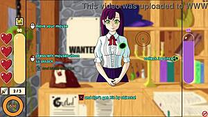 Bold Moves To Strip Tutorial Girl Topless In Monster Game Scene