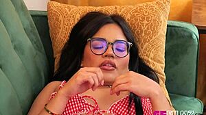 In a casual meetup hot milf eva long connects with her friend's lesbian stepdaughter summer col