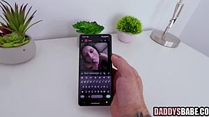 Stepdaughter Craves Stepdad's Attention with Deepthroat Fucking and Pierced Nipples