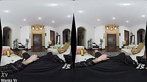 Wankzvr rebound squad with shaved pussy wanking in pov threesome