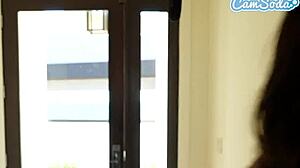 hot wife in heels bent over doggystyle stuffed by big white cock before family thanksgiving orgasm