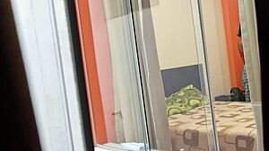 Horney Mexican nurse neighbor Miranda rides lover in upskirt skirt action on hidden cam.