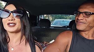 naughty app driver turns curious ride into wild interracial anal adventure