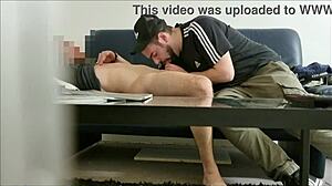 Intense Blowjob For Married Guy With Gagging Deepthroat And Handjob Moans