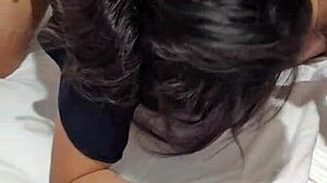 Wife takes monster cock in doggystyle and cowgirl for creampie