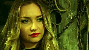 Busty Big Natural Boobs Lesbian Slave Groped and Fingered by Dominant Madame!