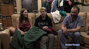 dr tampa plays with ultrasound on nova maverick in backstage nurse latex scene