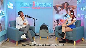 Colombian Loren Late Rides 100 Fuck Machine On Juanbustospodcast, Blonde Slut Hits 7 Orgasms In Miniskirt