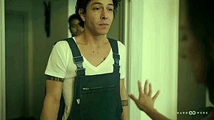 uh, in this wild threesome, we got skinny ana b takin' double penetration with toys and rimjobs, bent over doggystyle while screamin' in orgasm