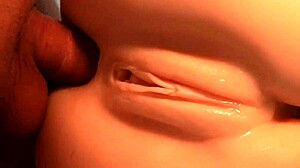 Whoa, this nice pussy is so tempting - I absolutely love how it feels with double penetration toys in this fetish fuck doll fantasy! 😍🍆