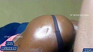 big african ebony ass gets drilled with creampie cumshot in compilation for rent payment