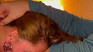 I feel so intense with this closeup wet sloppy facefuck. It's the best blowjob ever with gagging choking and deepthroat on that cock.