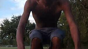 Hey, are you ready for some hot workout fun with me in the dorm?