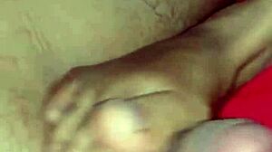 18years virgin stepsister gives deepthroat blowjob and footjob with bare feet. she cums passionately!