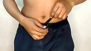 Sexy Strip Tease Dance Ends in Clear Water Cum Orgasm!