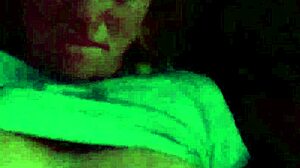 Hot teen 18+ filming herself masturbating alone at night!