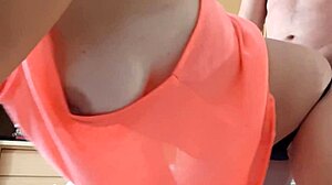 Sporty Girl Heats Up and Extracts Milk from Neighbor After Intense Gym Workout Session