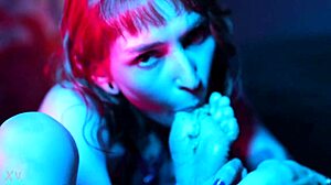 i feel so aroused crushing these cup noodles with my sexy redhead feet