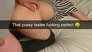 College milf Richelle Rose gets first time tinder date fuck from exs best friend on snapchat. She takes huge cock in ass with creampie.